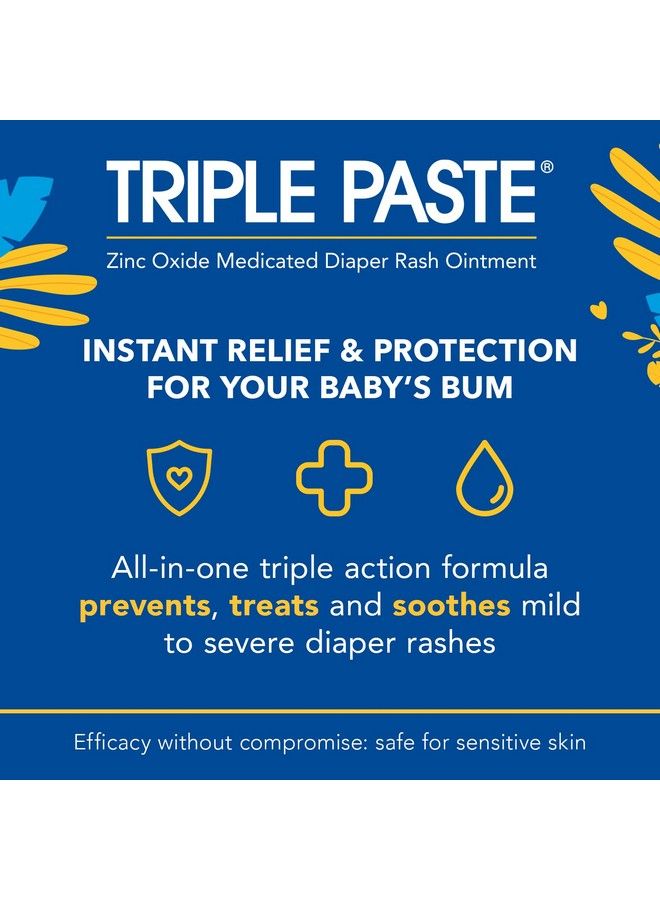 Diaper Rash Cream For Baby 3 Oz Tube Zinc Oxide Ointment Treats Soothes And Prevents Diaper Rash Pediatricianrecommended Hypoallergenic Formula With Soothing Botanicals