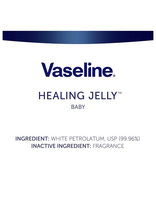 Healing Jelly Petroleum Jelly For Diaper Rash Moisturizer For Baby Hypoallergenic Skin Protectant 2.89 Oz