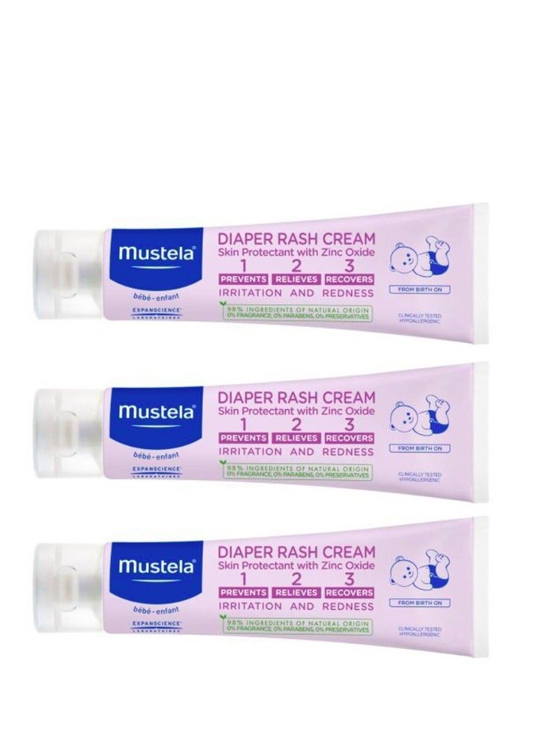 Pack Of 3 Vitamin 1,2,3 Barrier Baby Cream, 50Ml