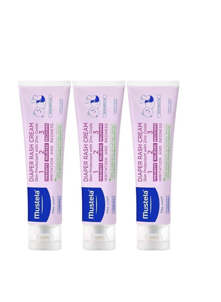 Pack Of 3 Vitamin 1,2,3 Barrier Baby Cream, 50Ml