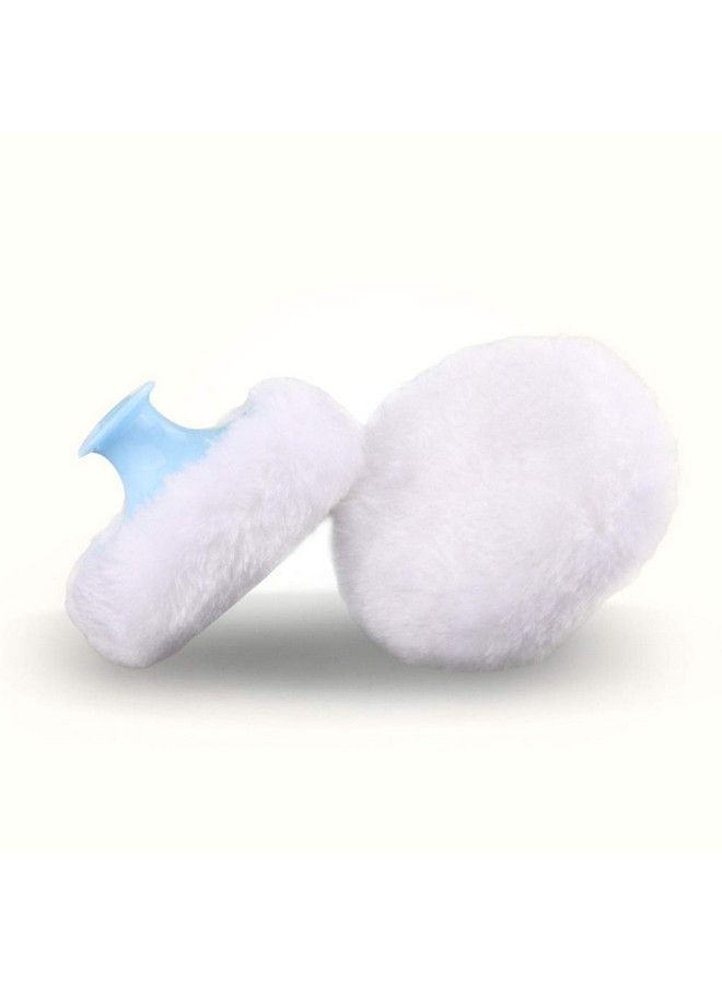Powder Puff Baby Body Powder Puff With Handle 4Pcs