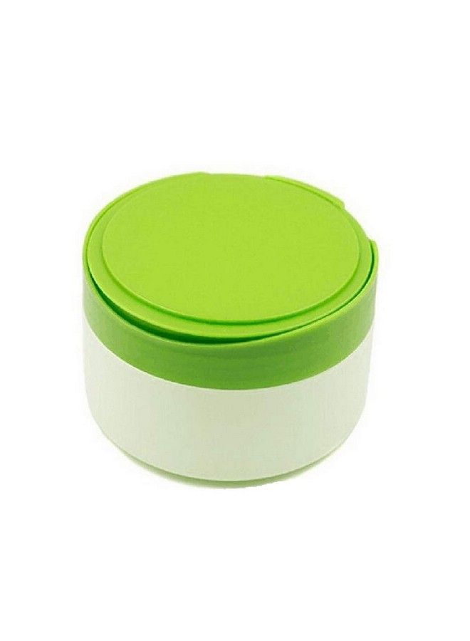 1Pcs Baby Afterbath Puff Box Body Talcum Powder Box Case Container Dispenser With Sifter And Powder Puff For Travel And Home Use(Green)