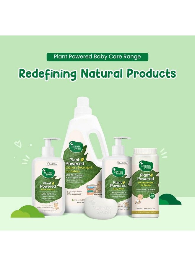 Plant Powered Talc Free Dusting Powder For Babies ; With Corn Starch & Oat Powder 100 G (Pack Of 3)