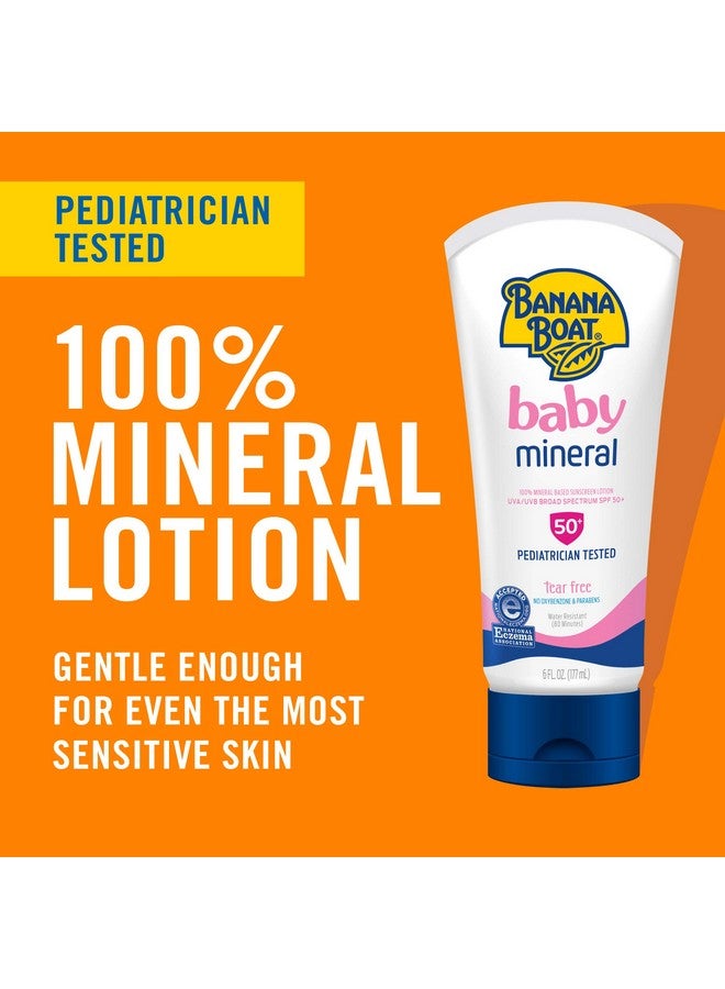 Anana Boat Baby 100% Mineral Tearfree Reef Friendly Broad Spectrum Sunscreen Lotion Spf 50 6Oz. 2 Count (Pack Of 1)