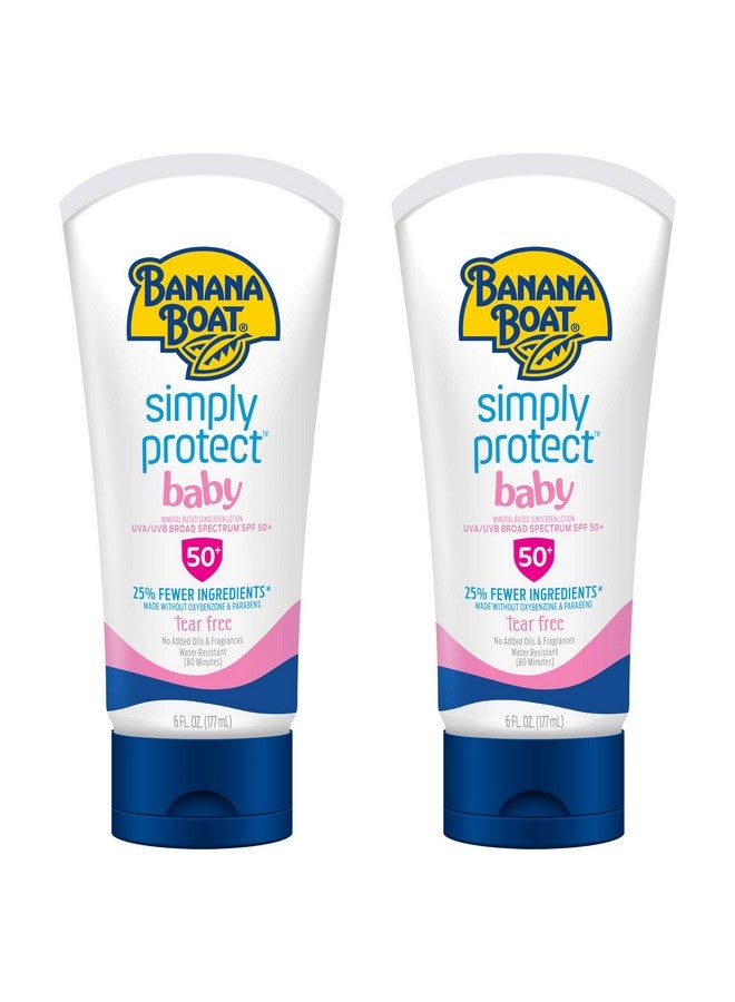 Anana Boat Baby 100% Mineral Tearfree Reef Friendly Broad Spectrum Sunscreen Lotion Spf 50 6Oz. 2 Count (Pack Of 1)