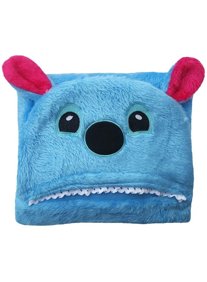 Ultrasoft Extra Large Blue Premium Supersoft Unknown Animal Hooded Wrapper;Bathrobe(Blue Animal)