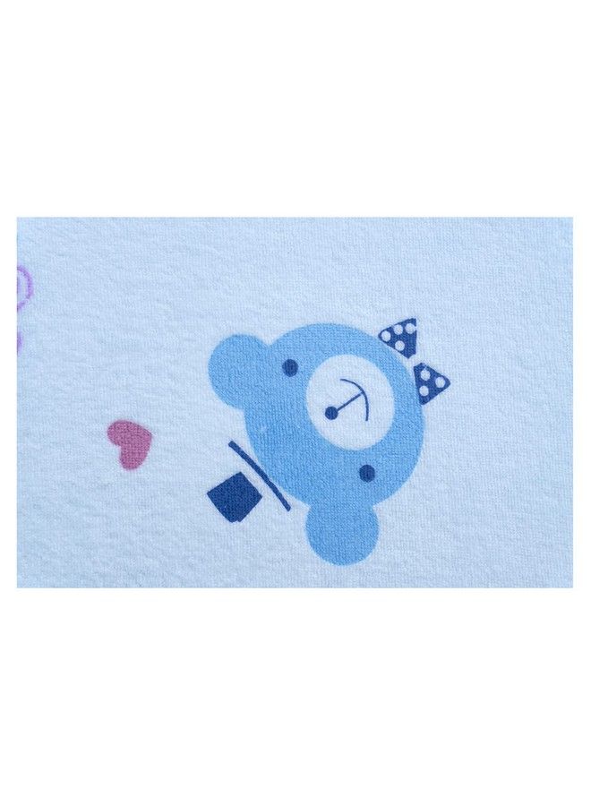 Baby Kids Toddlers Micro Fiber Towel Extra Absorbancy Cute Bear Gentle On Skin 121 By 60.9 Cms Pink Yellow And Blue Pack Of 3