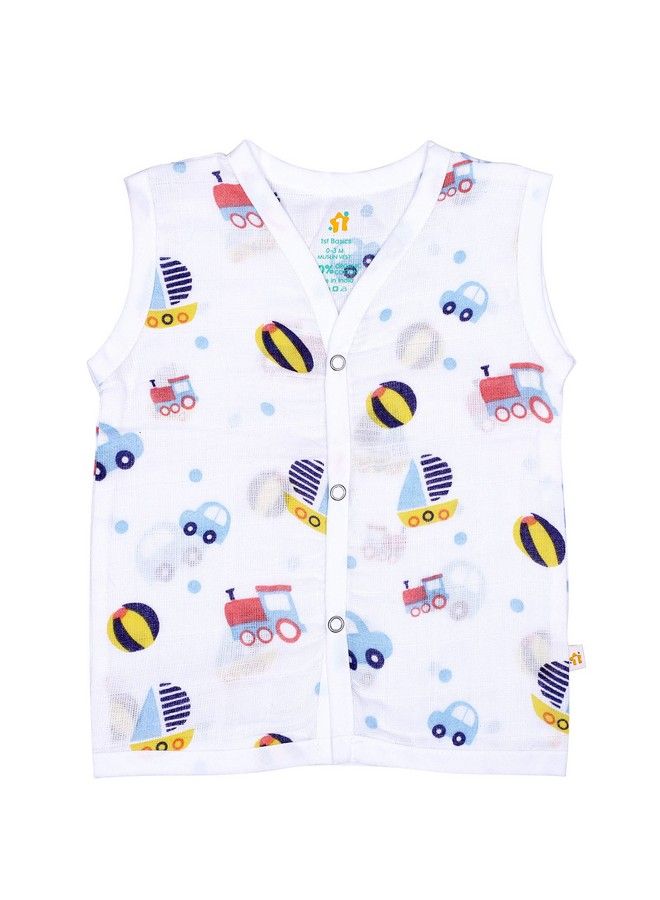Muslin Jhabla (Multicolor New Born)