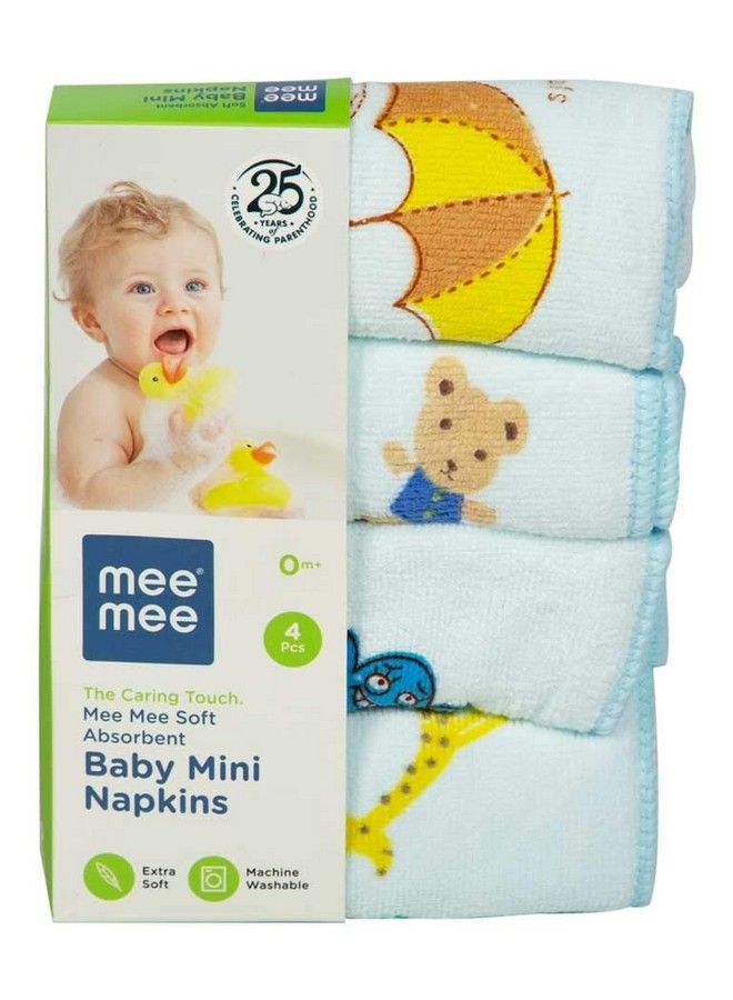 Soft Mini Baby Napkins (Soft Absorbant Blue)