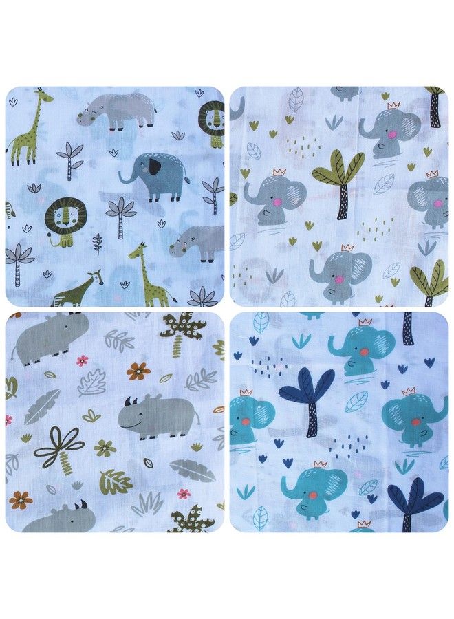 Super Soft 100% Cotton Thin Malmal Face Towels ; Reusable Hygiene Wash Cloth ; Napkin For New Babies ; Soft Hankies For Children (Small 40 X 40 Cm Baby Pug Pack Of 10 Pcs)