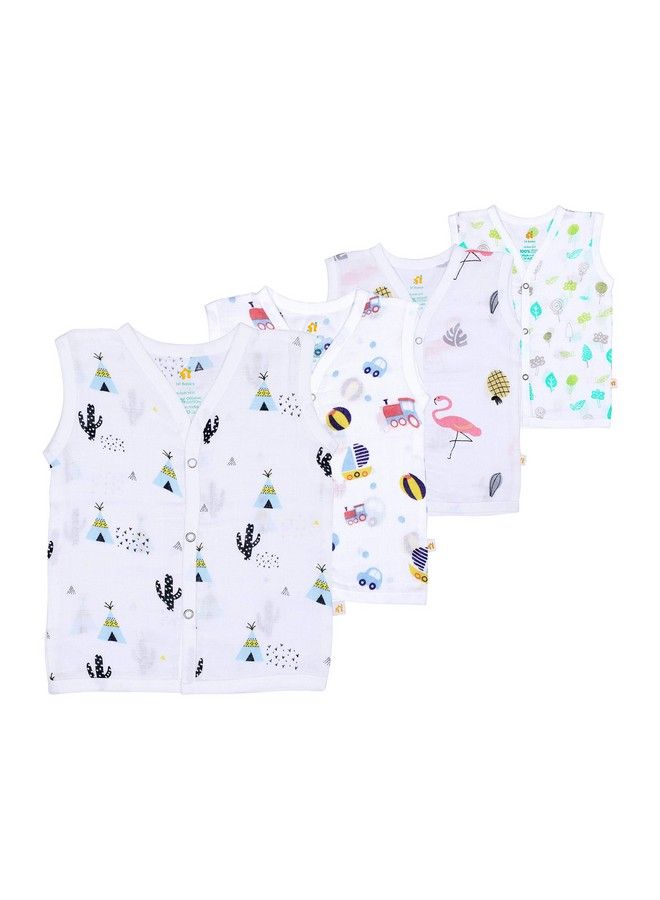 Muslin Jhabla (Multicolor New Born)