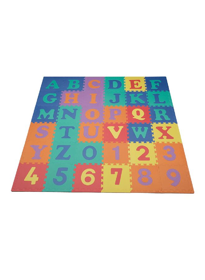 36-Piece Kids Exercise Tiles Alphabet Puzzles Foam Floor Mat