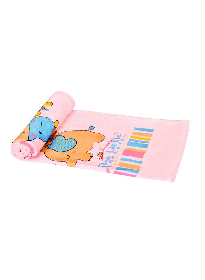 Towel For Newborn;Baby;Kids; Super Soft Baby Bath Towel Set For Infants;Bathing Accessories (Pink & Lemon Large(60X105Cm))