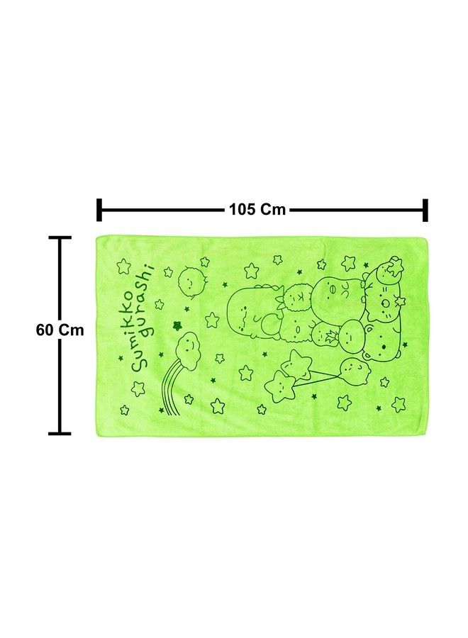Bath Towel For Newborn Baby Kids ; Super Soft Baby Bath Towel For Infants (03 Years) (Green Pack Of 1)