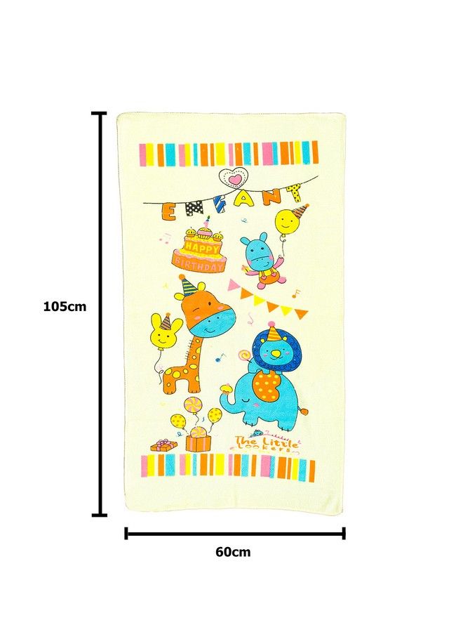 Towel For Newborn;Baby;Kids; Super Soft Baby Bath Towel Set For Infants;Bathing Accessories; (0 3 Years) (Pinkblue& Lemon Pack Of 3(60X105Cm))