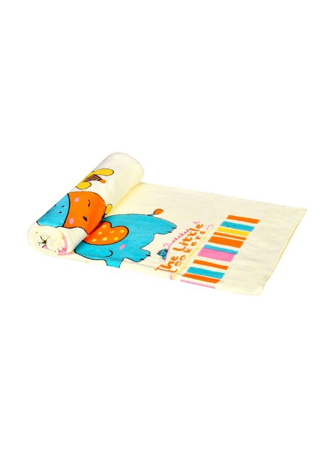 Towel For Newborn;Baby;Kids ; Super Soft Baby Bath Towel Set For Infants;Bathing Accessories (Blue & Lemon Large(60X105Cm))