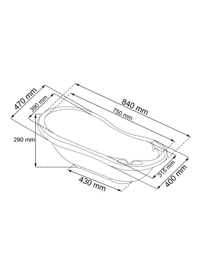 Plastic Bath Tub - Green