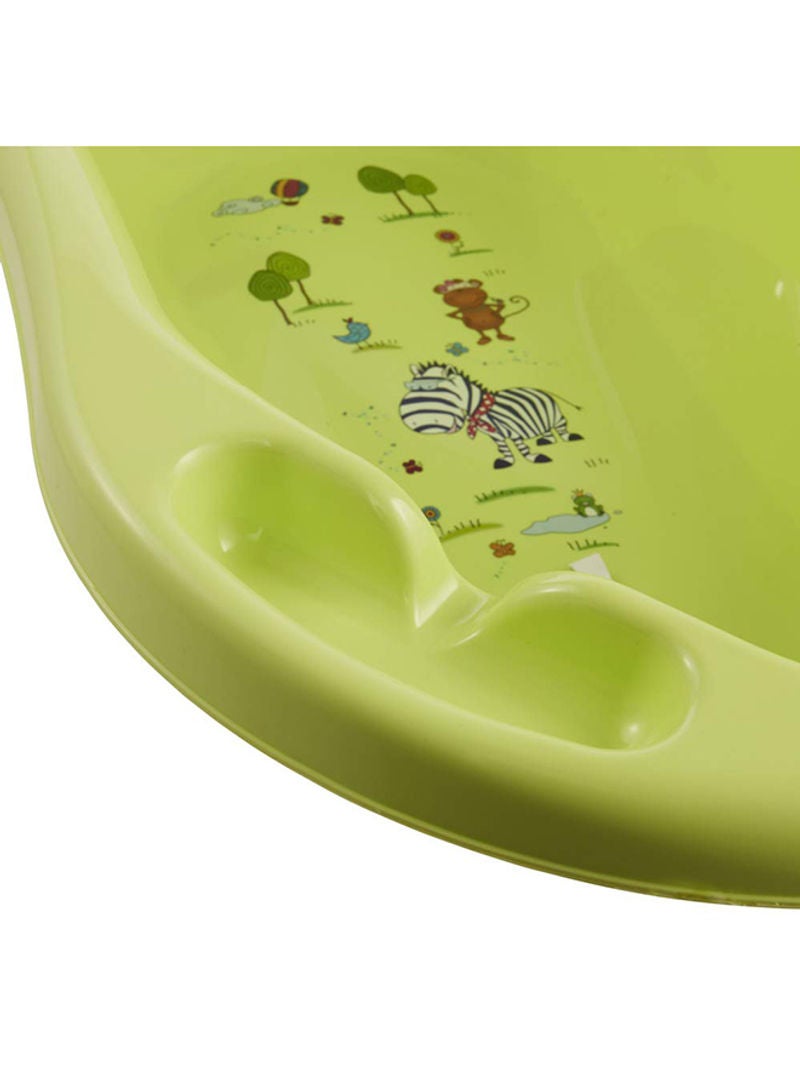 Cartoon Printed Bath Tub - Green