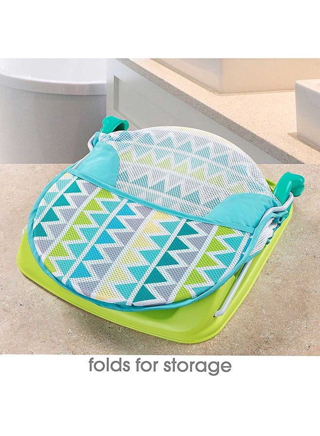 Mothers Touch Deluxe Non-Slip Secure Foldable Colourful Infant Bather