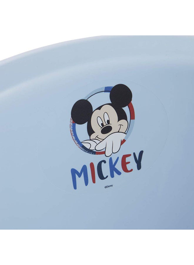 Mickey Baby Bath Tub With Plug - Sky Blue