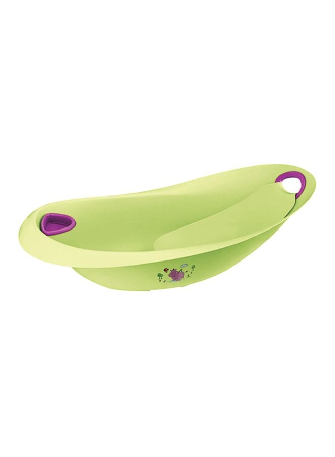 Animal-Themed Baby Bath Tub - Green/Purple