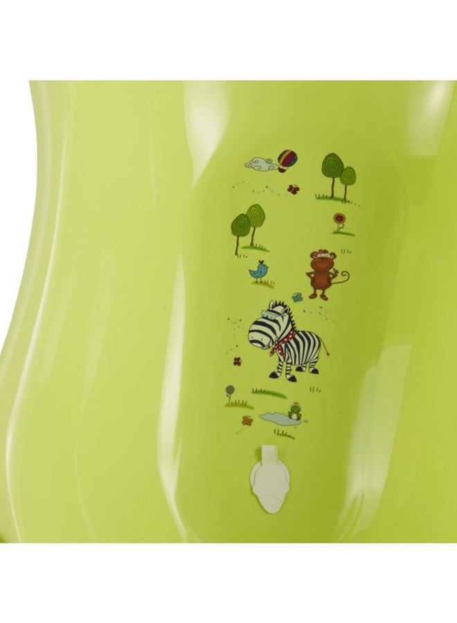 Animal-Themed Baby Bath Tub - Green/Purple