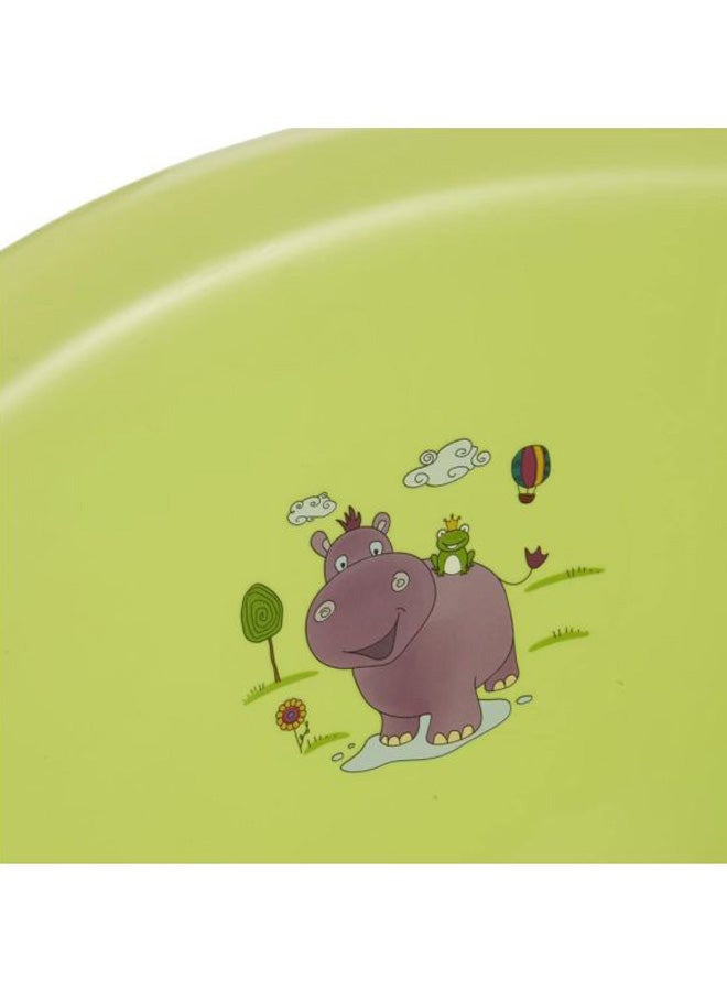 Animal-Themed Baby Bath Tub - Green/Purple