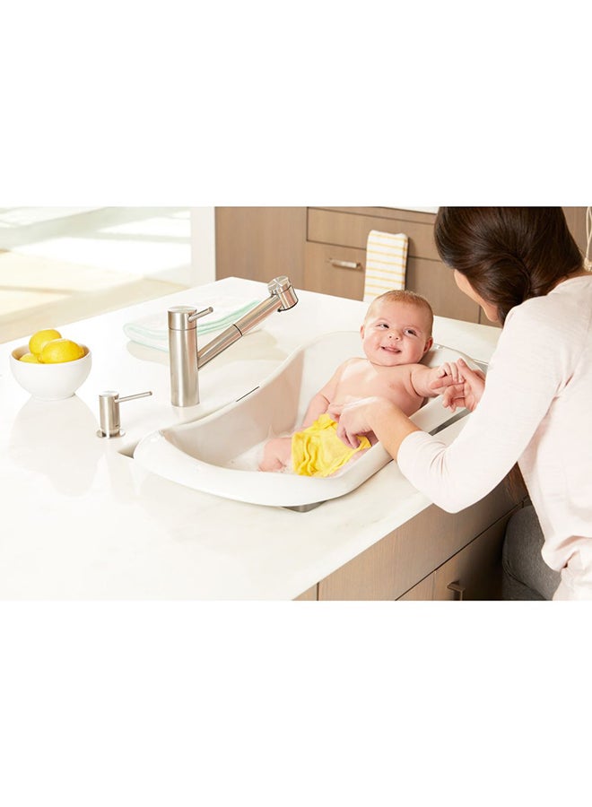 2-Piece, 4 In 1 Warming Comfort Infant To Toddler Bathtub Set