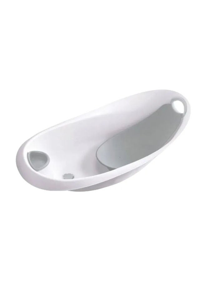 Baby Bath Tub With Plug - White