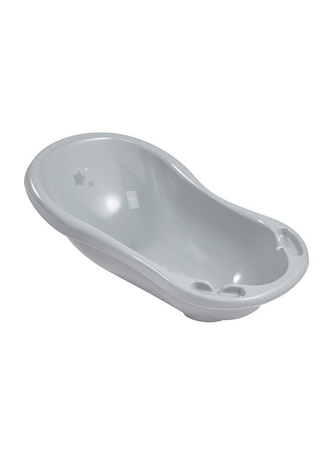 Baby Bath Tub With Plug - Stars White