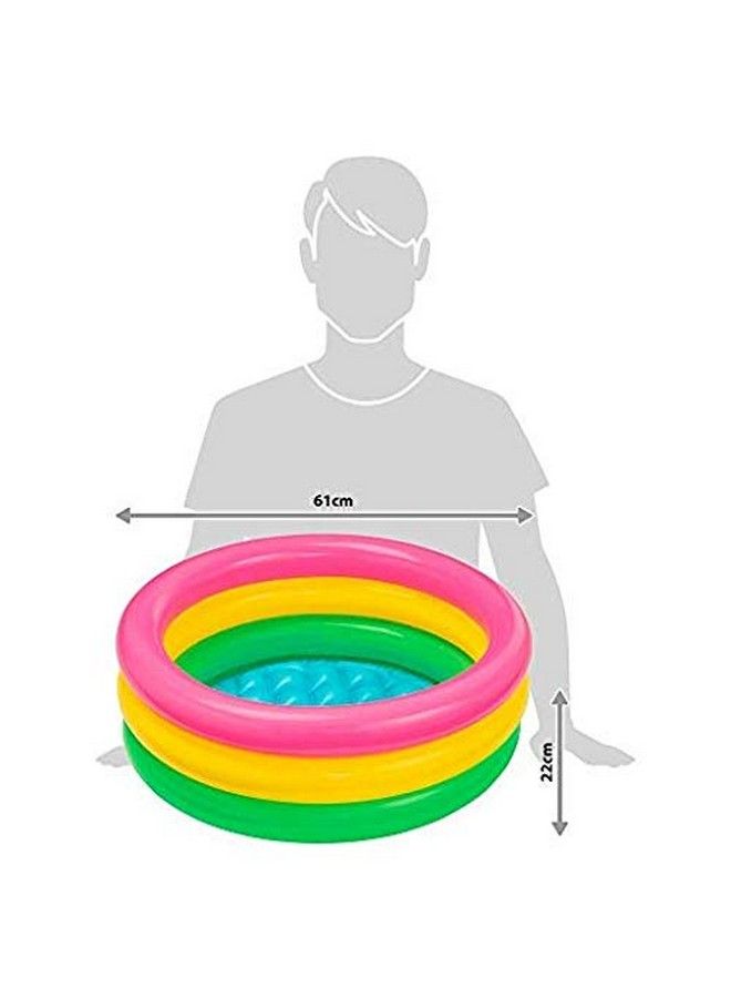 Baby Inflatable Bath Tub 2Ft. Multicolor