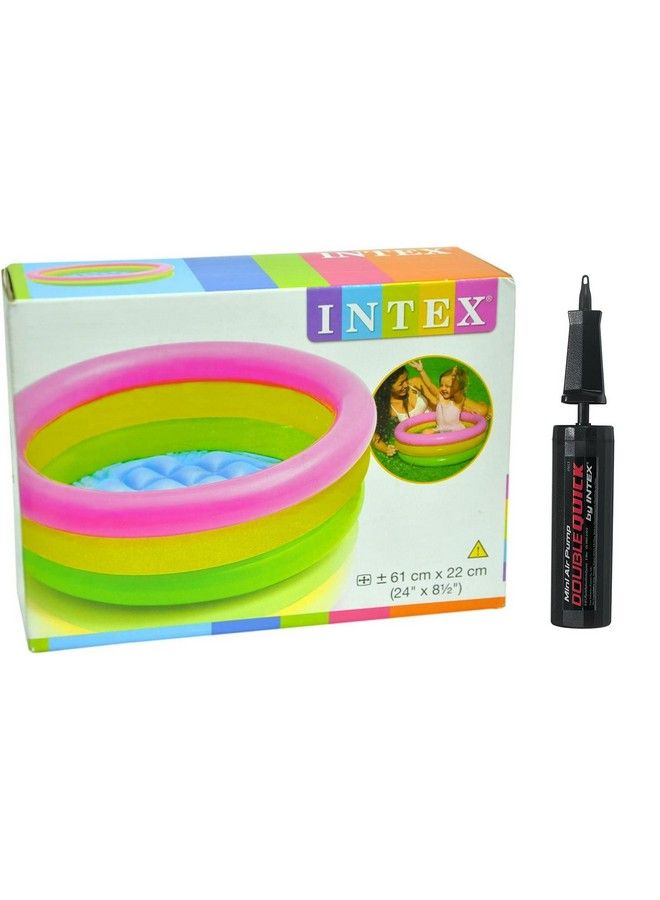 Combo Of 4Ft Bath Tub And Air Pump (Multicolour)