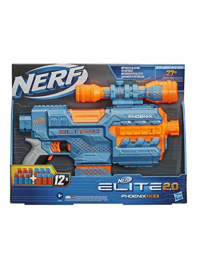 Elite 2 0 Phoenix Cs 6 Motorized Blaster With Dart 6.6 x 40.64cm