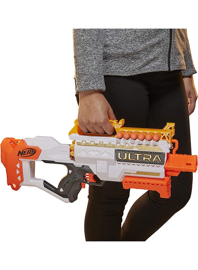 Ultra Dorado Motorized Blaster With Fast-Back Loading 12 Darts