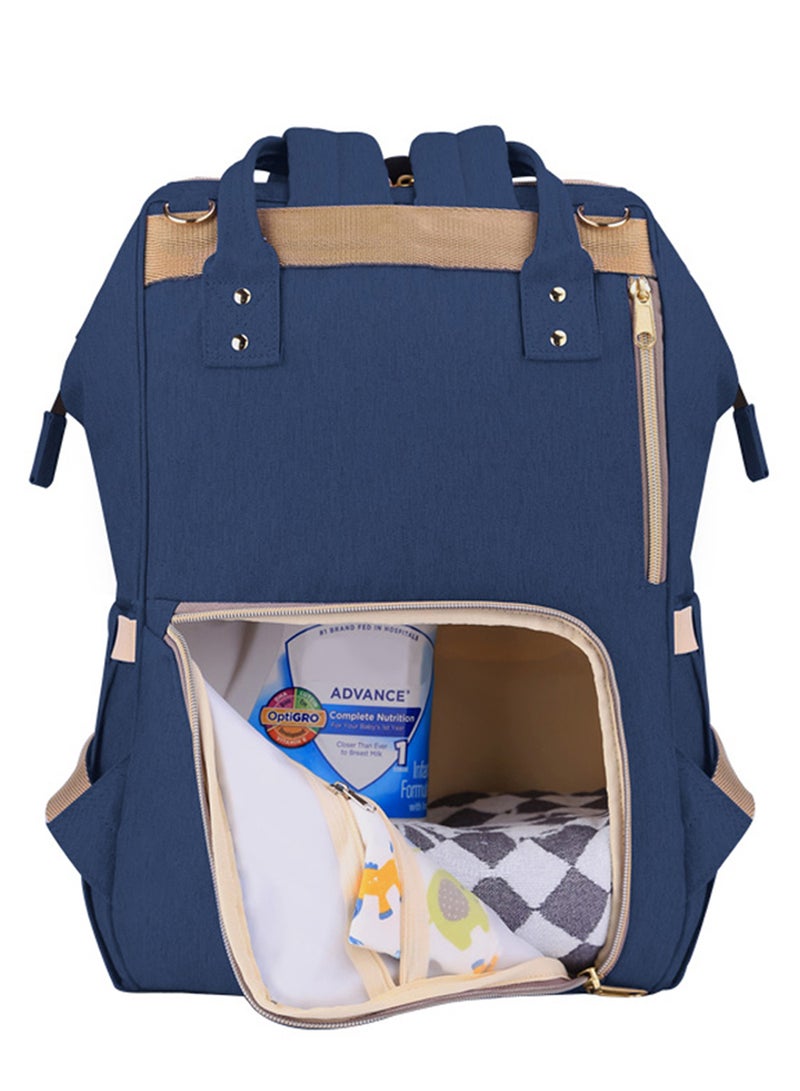 Diaper Bag With USB - Navy Blue