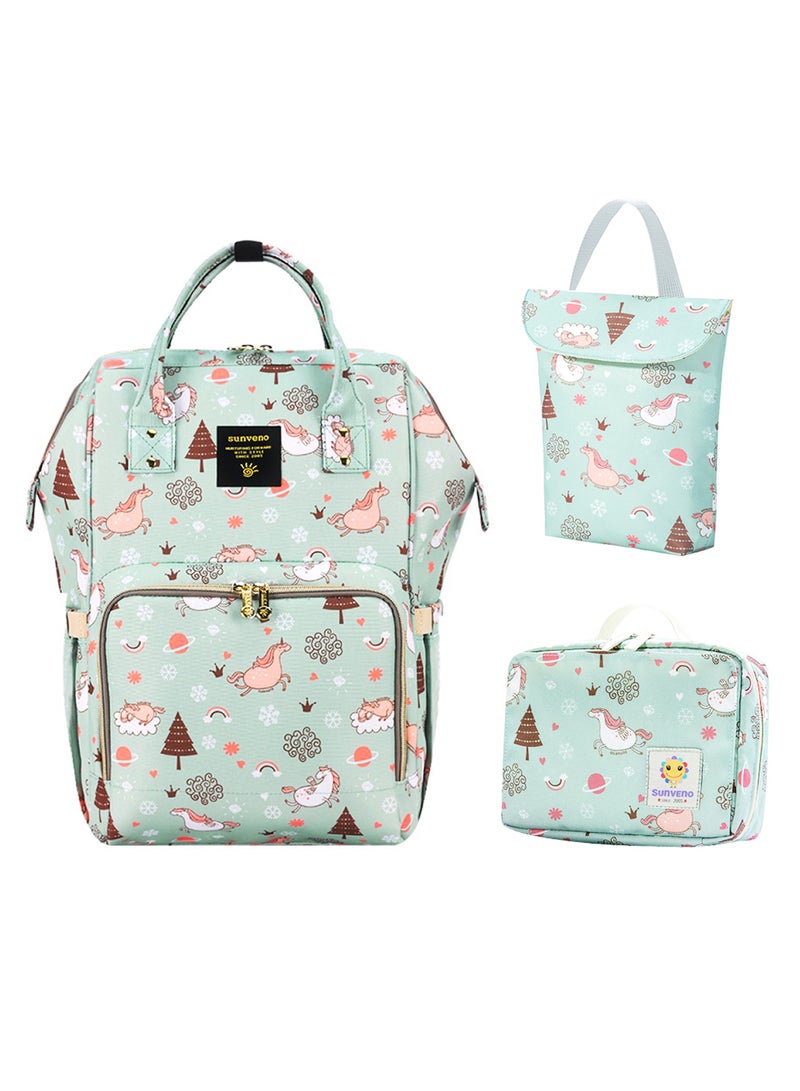 Diaper Travel Kit - Green Dream Sky