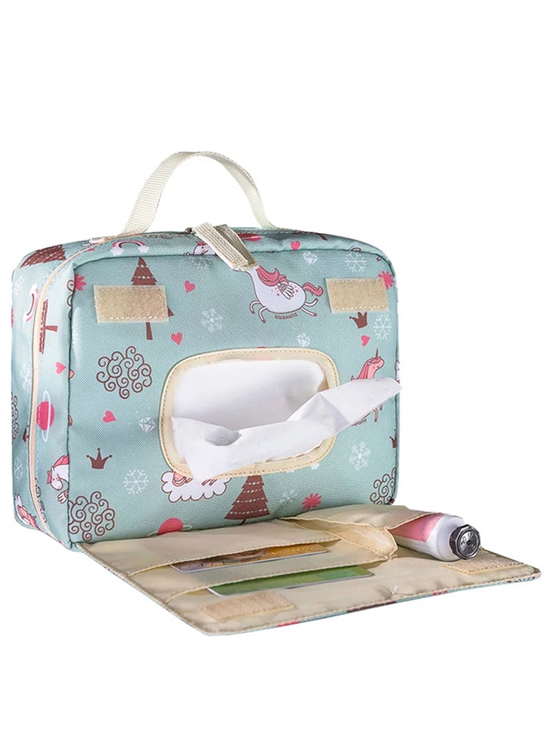 Diaper Travel Kit - Green Dream Sky