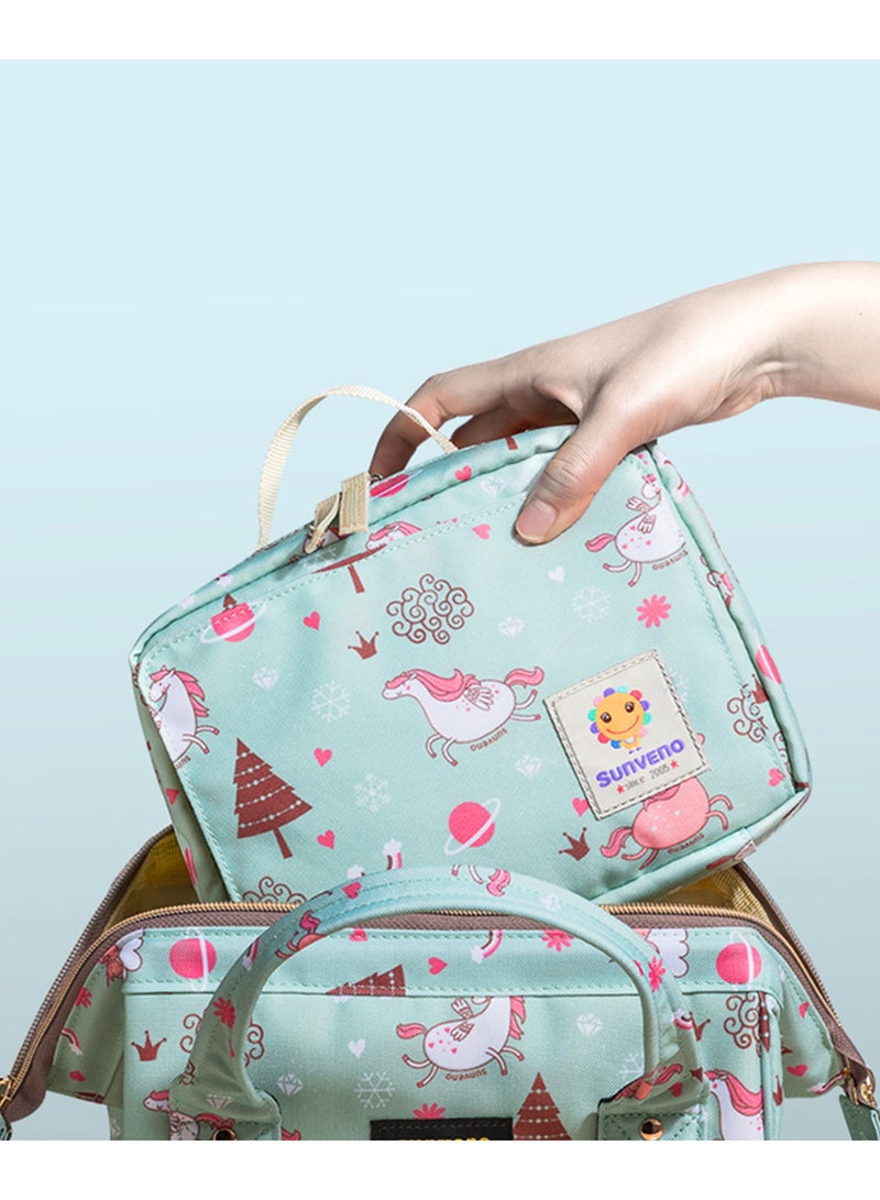Diaper Travel Kit - Green Dream Sky