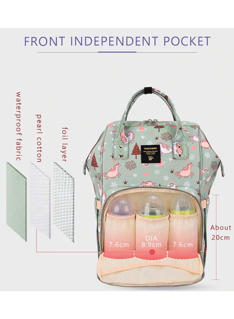 Diaper Travel Kit - Green Dream Sky