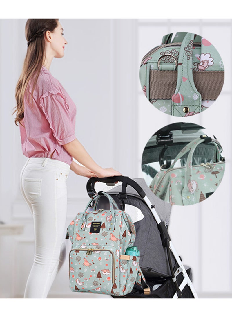 Diaper Travel Kit - Green Dream Sky