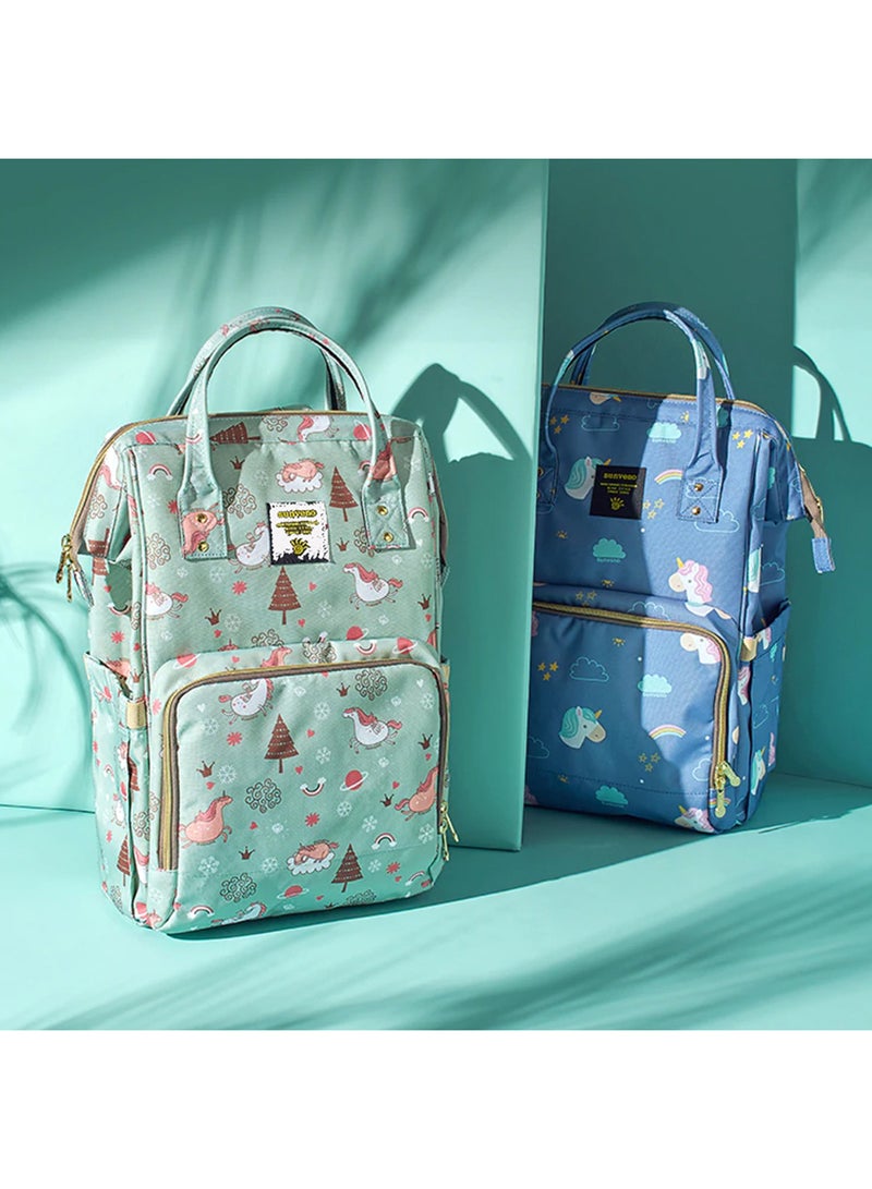Diaper Travel Kit - Green Dream Sky