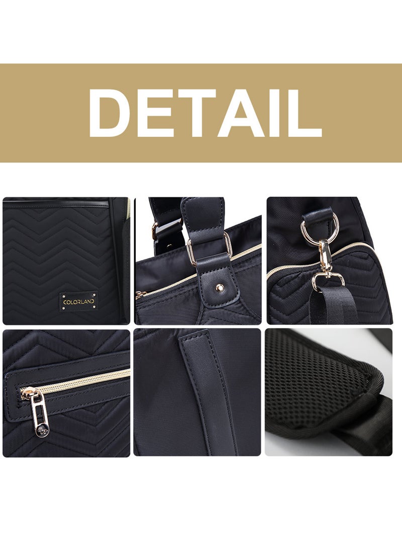 Matilda Diaper Bag For Baby- Black