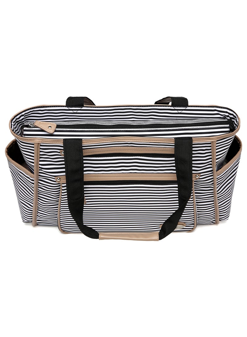 Betty Diaper Bag With Changing Mat For Baby Essentials - Ivory