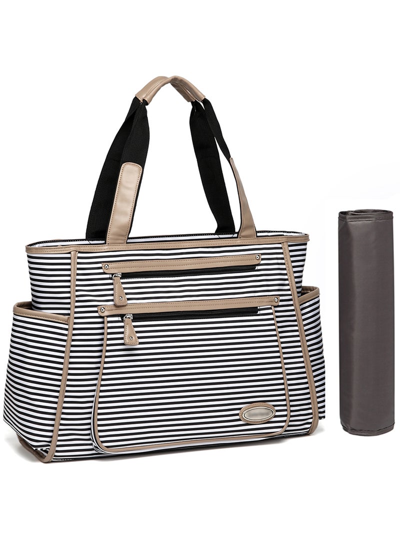 Betty Diaper Bag With Changing Mat For Baby Essentials - Ivory
