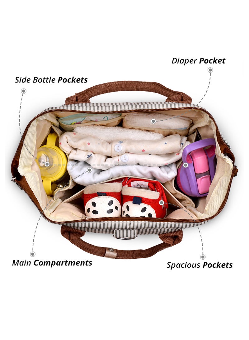 Ace Diaper Bag - Ivory