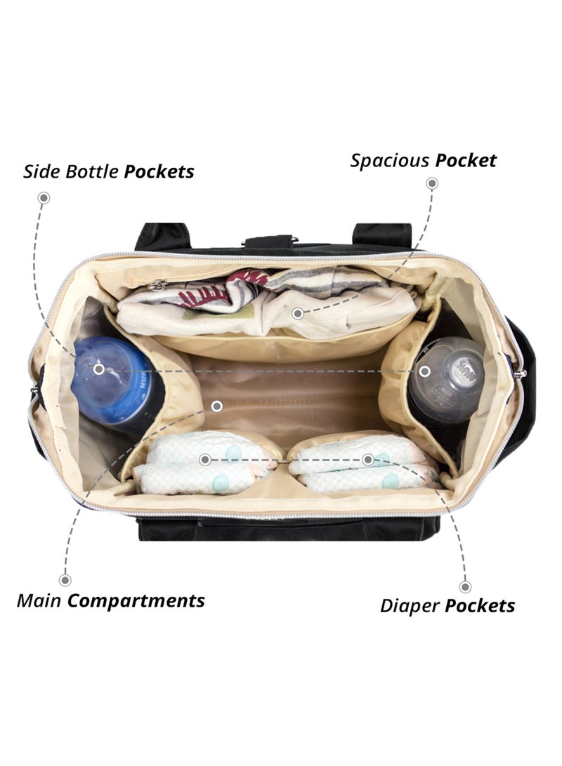 Ace Diaper Bag - Black