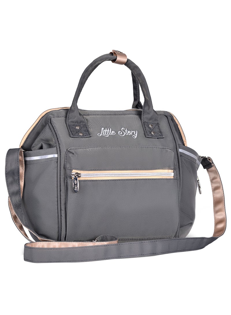 Ace Diaper Bag - Grey