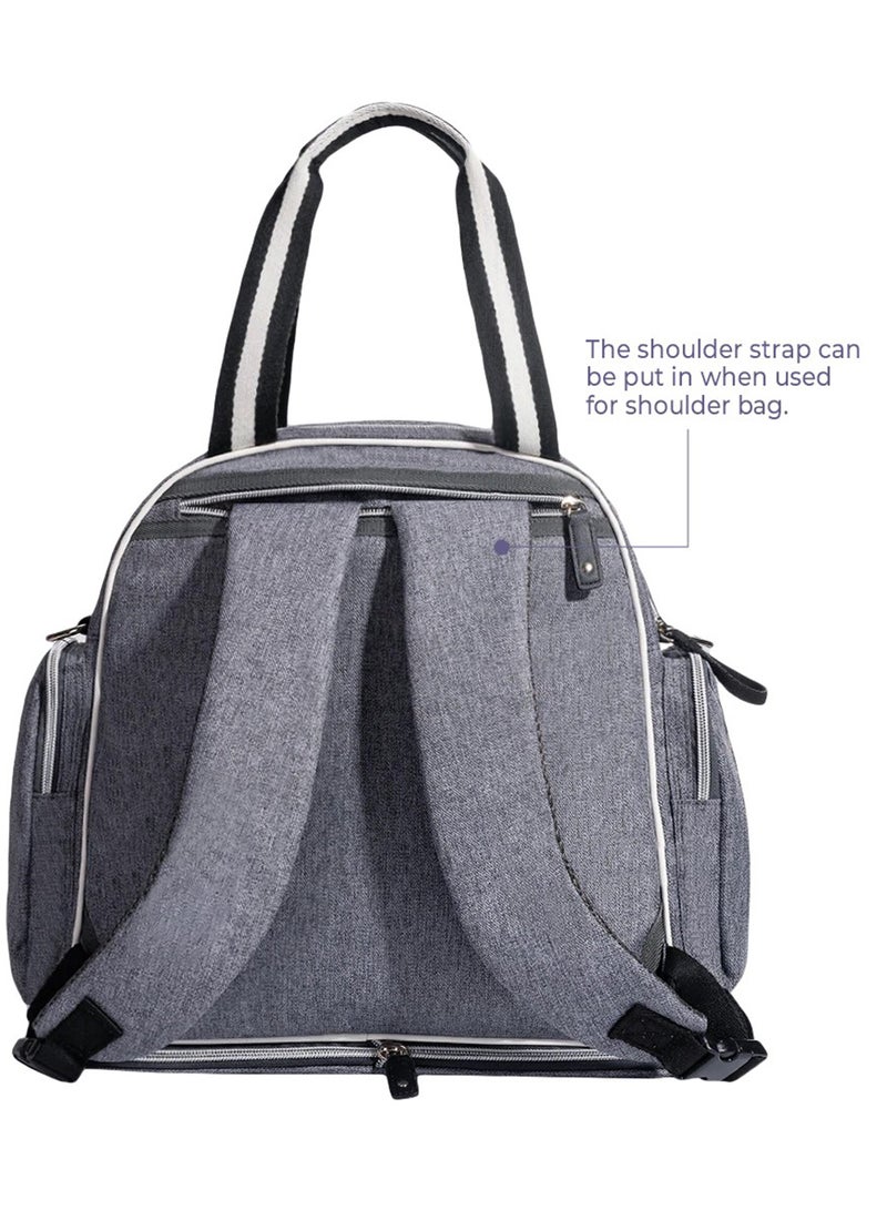 Signature Maternity Diaper Bag - Grey