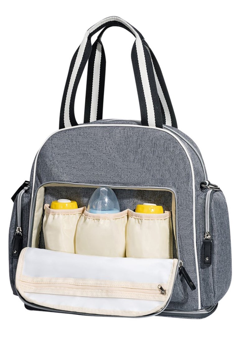 Signature Maternity Diaper Bag - Grey