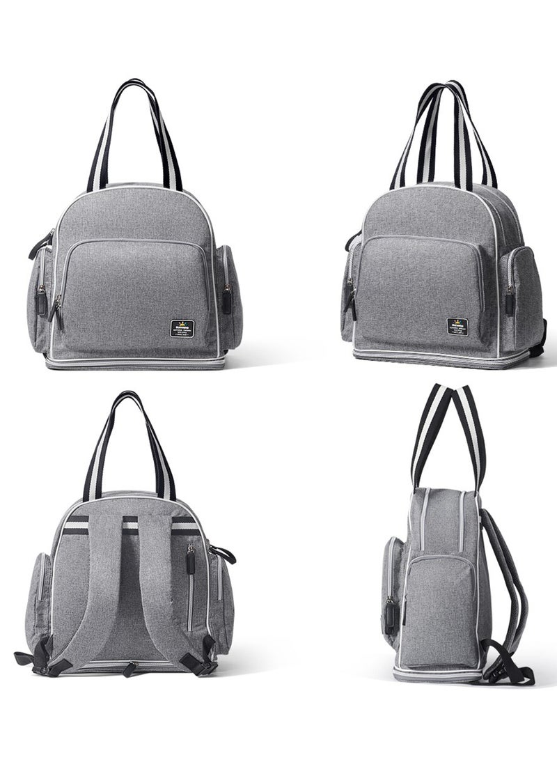 Signature Maternity Diaper Bag - Grey